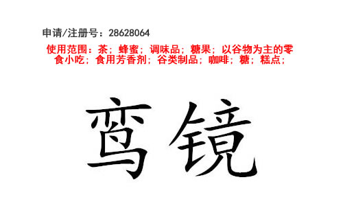 昆明商標(biāo)注冊公司?出售商標(biāo)：鸞鏡 30類